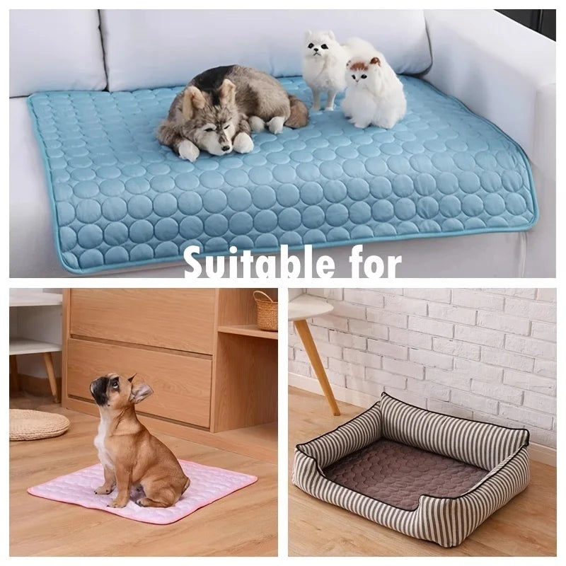 Cooling Pet Mat XL Summer Bed for Dogs & Cats