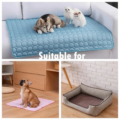 Cooling Pet Mat XL Summer Bed for Dogs & Cats