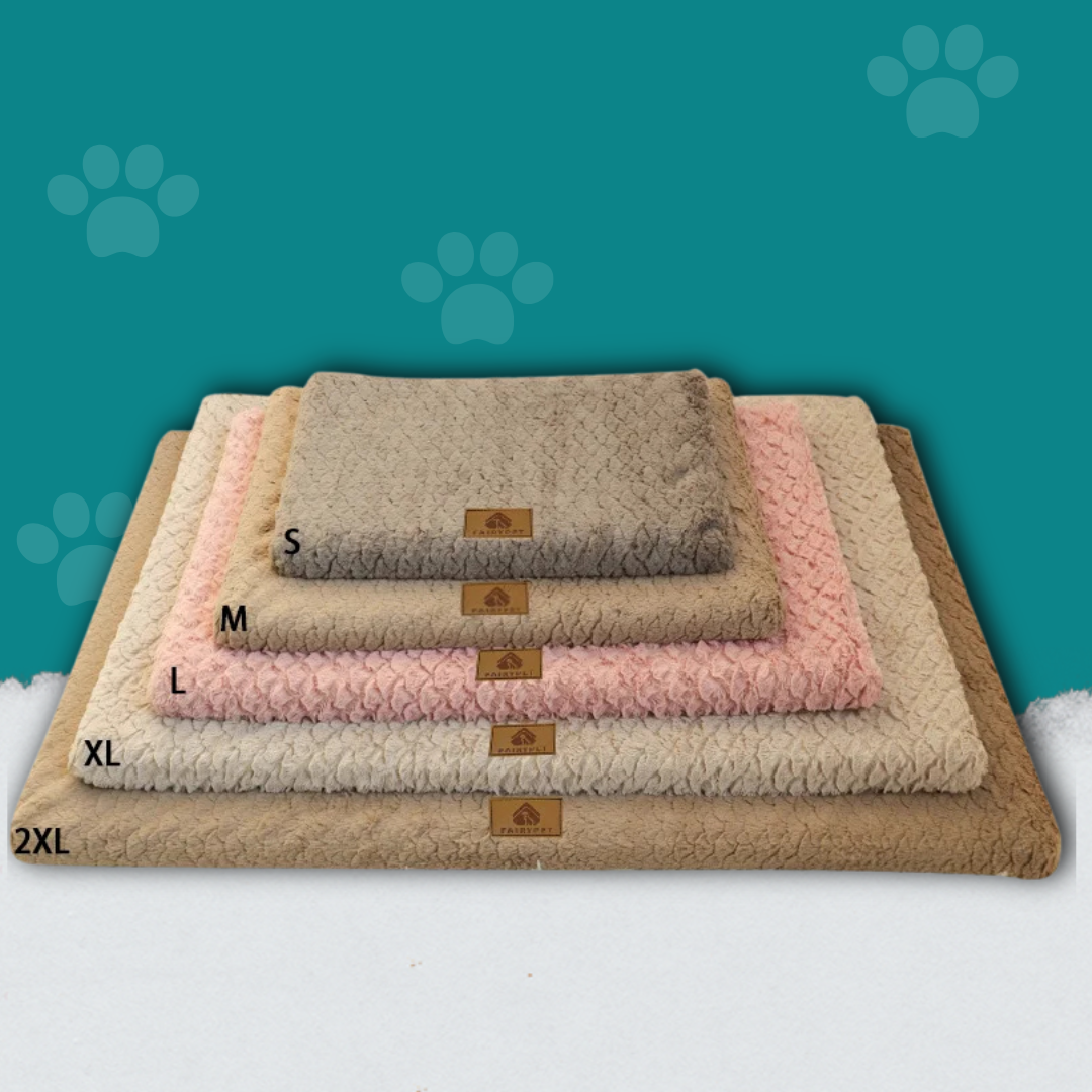 Orthopedic 3D Foam Dog Bed with Faux Fur Cover