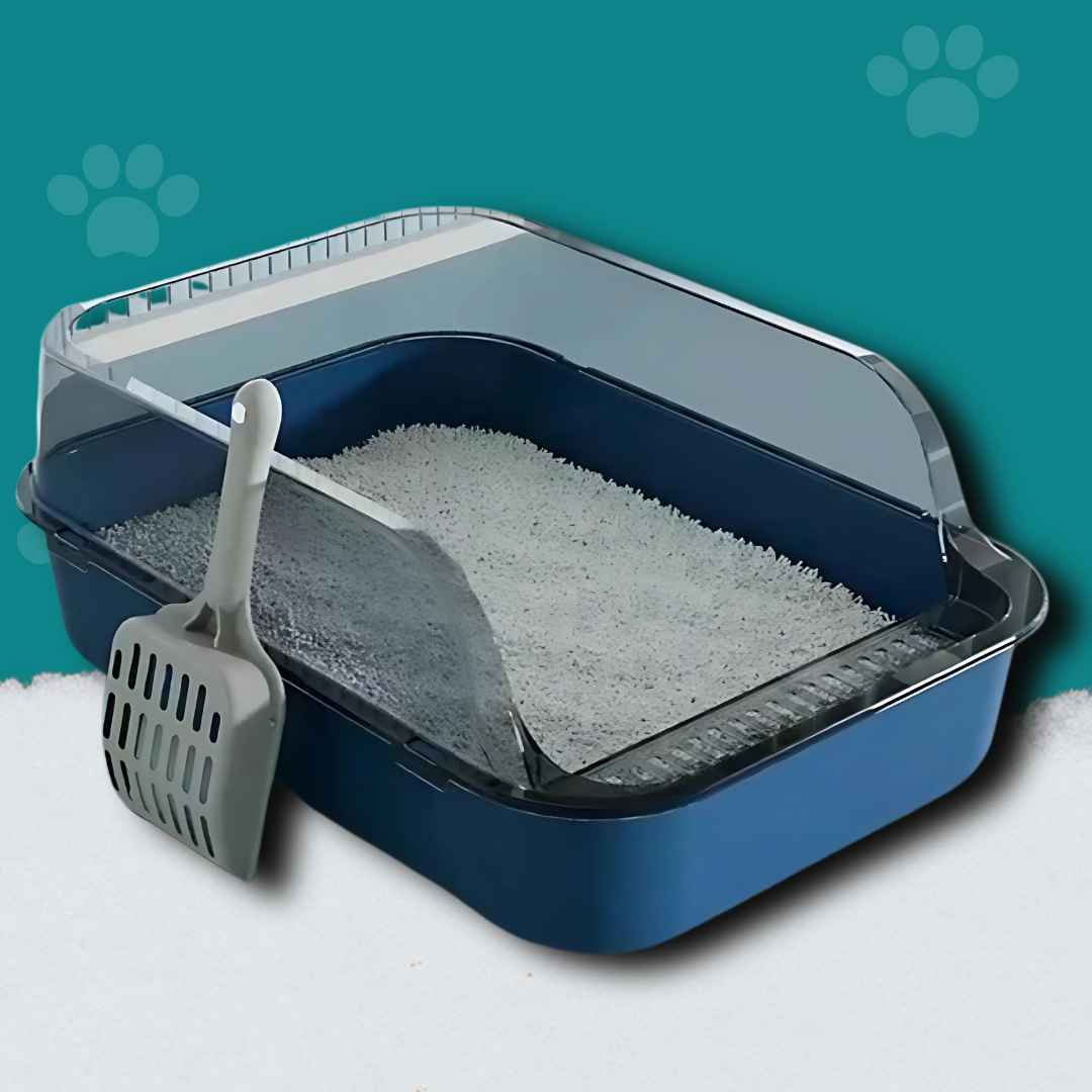 Kitty Sandbox Semi-Enclosed Litter Box