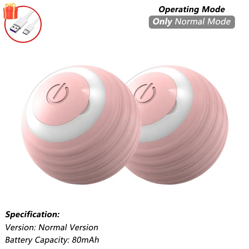 Automatic Cat Toy Ball with Tail Rechargeable