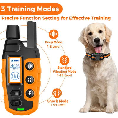Dog Training Collar with Shock & Vibration Long Range