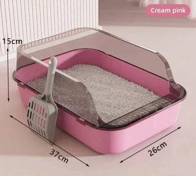 Kitty Sandbox Semi-Enclosed Litter Box