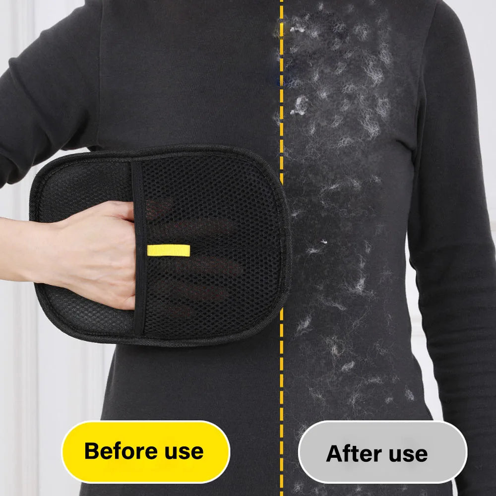 Pet Grooming & Furniture Hair Remover Gloves