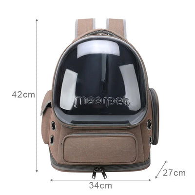 Clear View Pet Travel Backpack