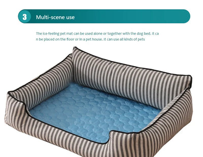 Cooling Pet Mat XL Summer Bed for Dogs & Cats