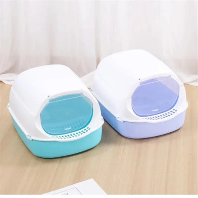 Kitty Sandbox Semi-Enclosed Litter Box