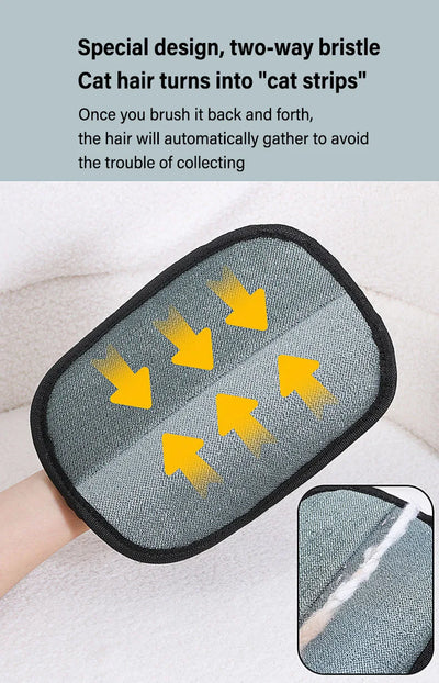 Pet Grooming & Furniture Hair Remover Gloves