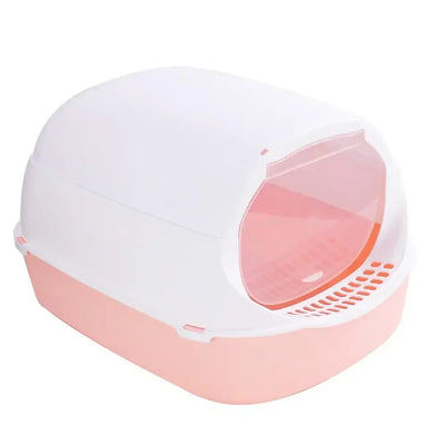 Kitty Sandbox Semi-Enclosed Litter Box