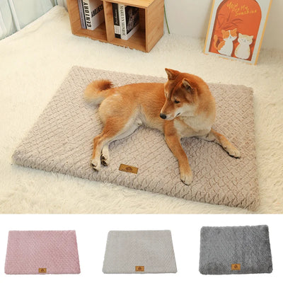 Orthopedic 3D Foam Dog Bed with Faux Fur Cover