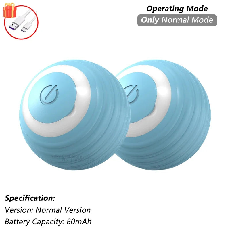 Automatic Cat Toy Ball with Tail Rechargeable