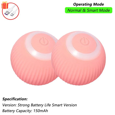 Automatic Cat Toy Ball with Tail Rechargeable
