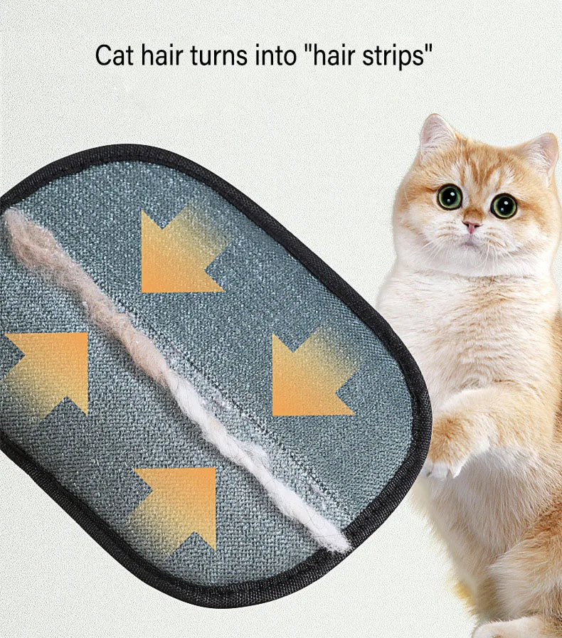 Pet Grooming & Furniture Hair Remover Gloves