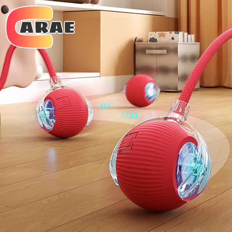 Automatic Cat Toy Ball with Tail Rechargeable