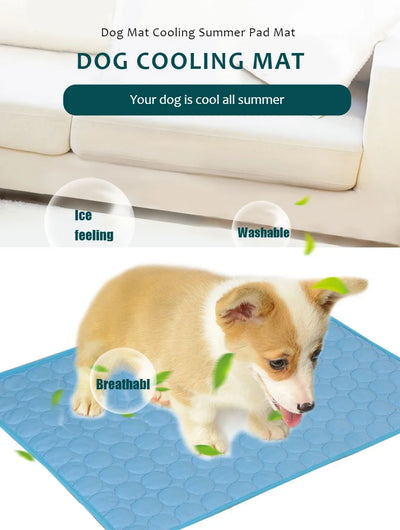 Cooling Pet Mat XL Summer Bed for Dogs & Cats