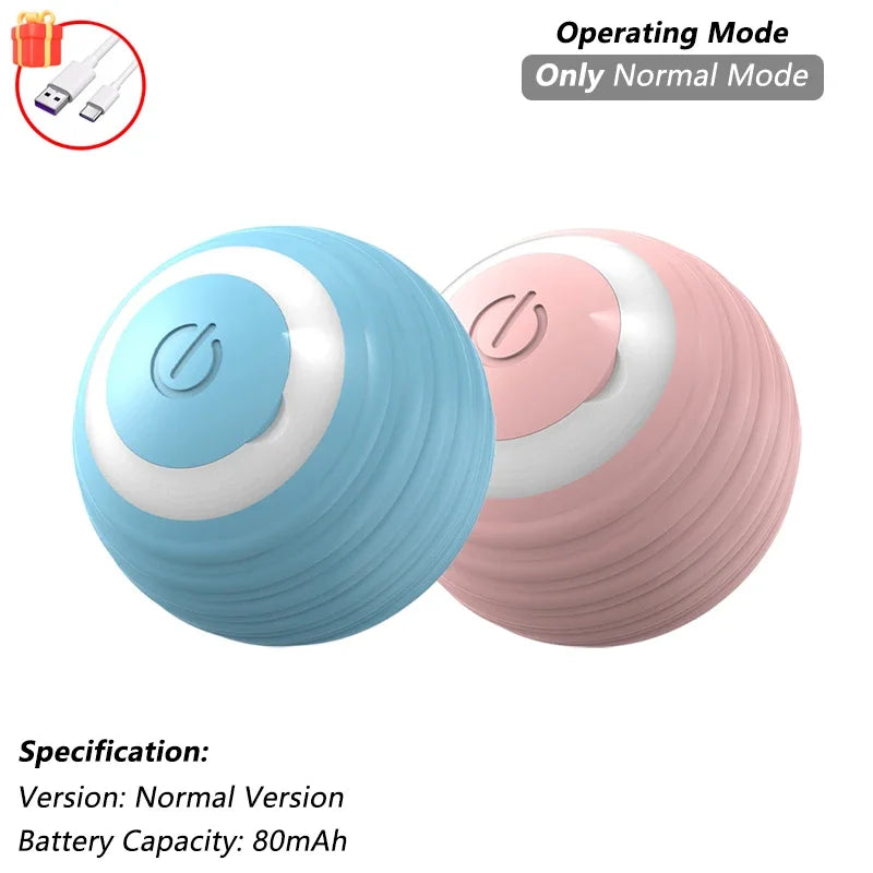 Automatic Cat Toy Ball with Tail Rechargeable