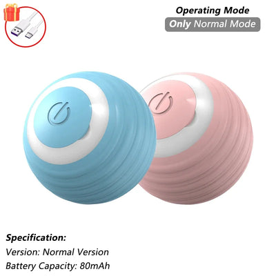 Automatic Cat Toy Ball with Tail Rechargeable