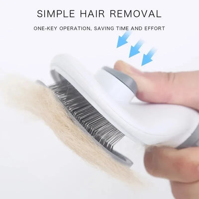 Pet Hair Remover Brush for Dogs & Cats Grooming Tool