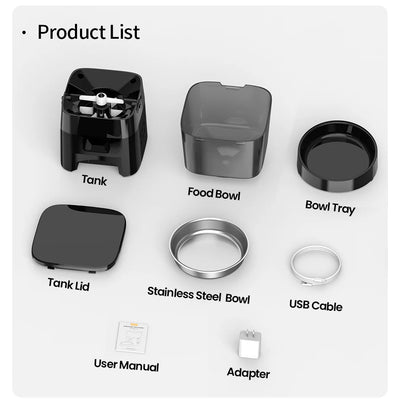 Smart Button Pet Feeder Auto Food Dispenser for Cats & Dogs