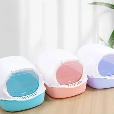 Kitty Sandbox Semi-Enclosed Litter Box