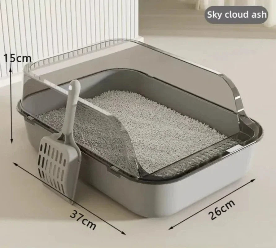 Kitty Sandbox Semi-Enclosed Litter Box