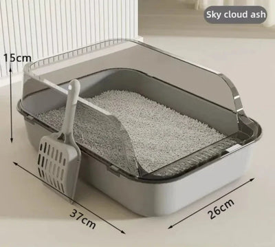 Kitty Sandbox Semi-Enclosed Litter Box