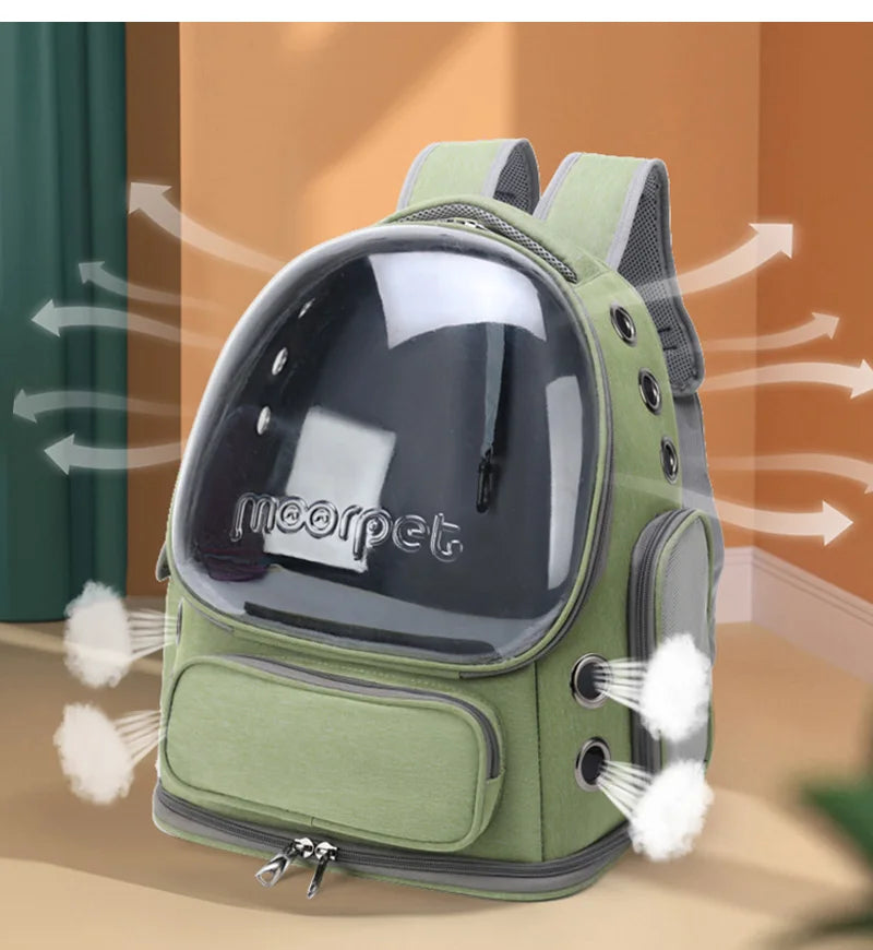 Clear View Pet Travel Backpack