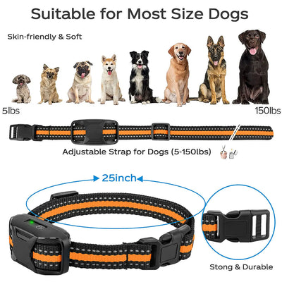 Dog Training Collar with Shock & Vibration Long Range