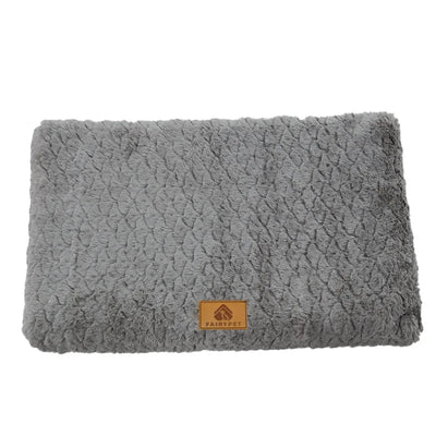 Orthopedic 3D Foam Dog Bed with Faux Fur Cover