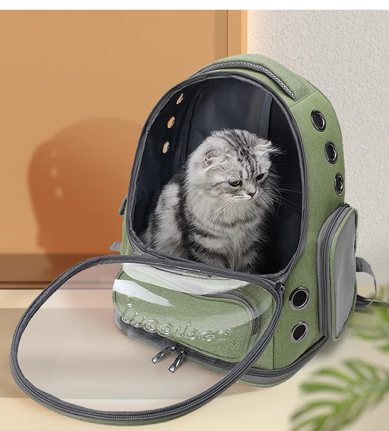 Clear View Pet Travel Backpack