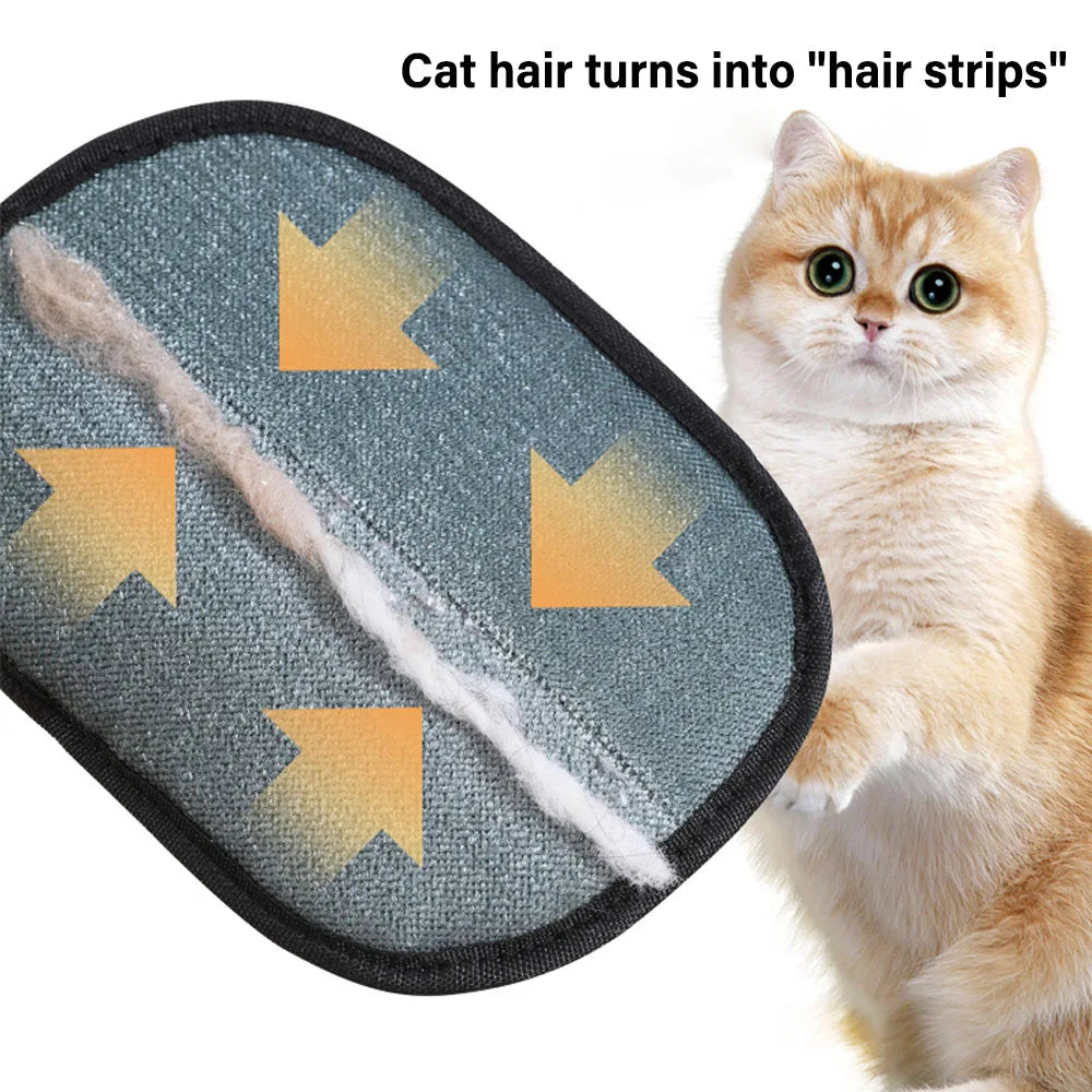 Pet Grooming & Furniture Hair Remover Gloves