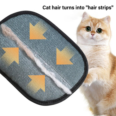 Pet Grooming & Furniture Hair Remover Gloves