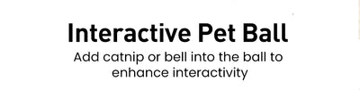 Interactive Cat & Dog Toy Smart 2 in1 Feather Ball