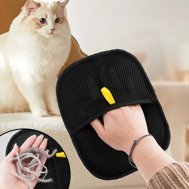 Pet Grooming & Furniture Hair Remover Gloves