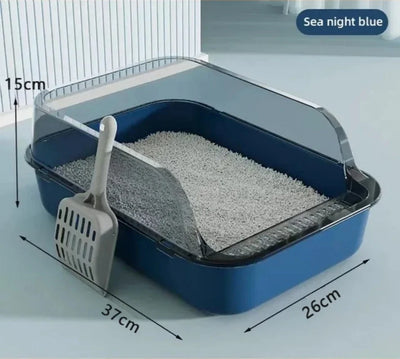 Kitty Sandbox Semi-Enclosed Litter Box