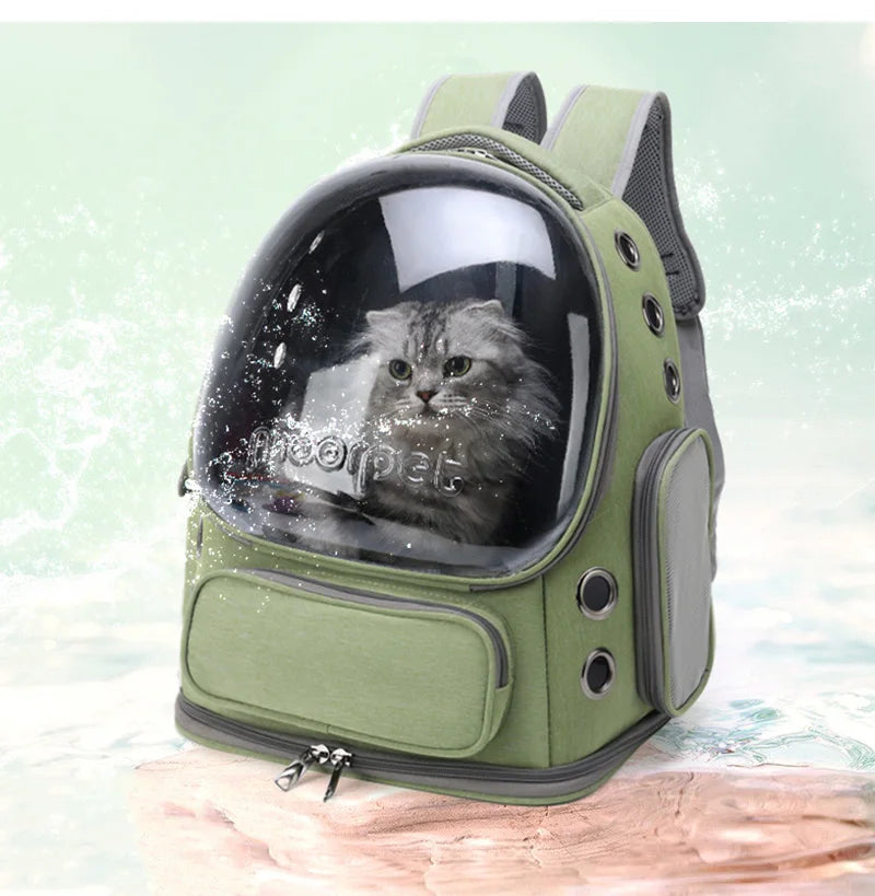 Clear View Pet Travel Backpack