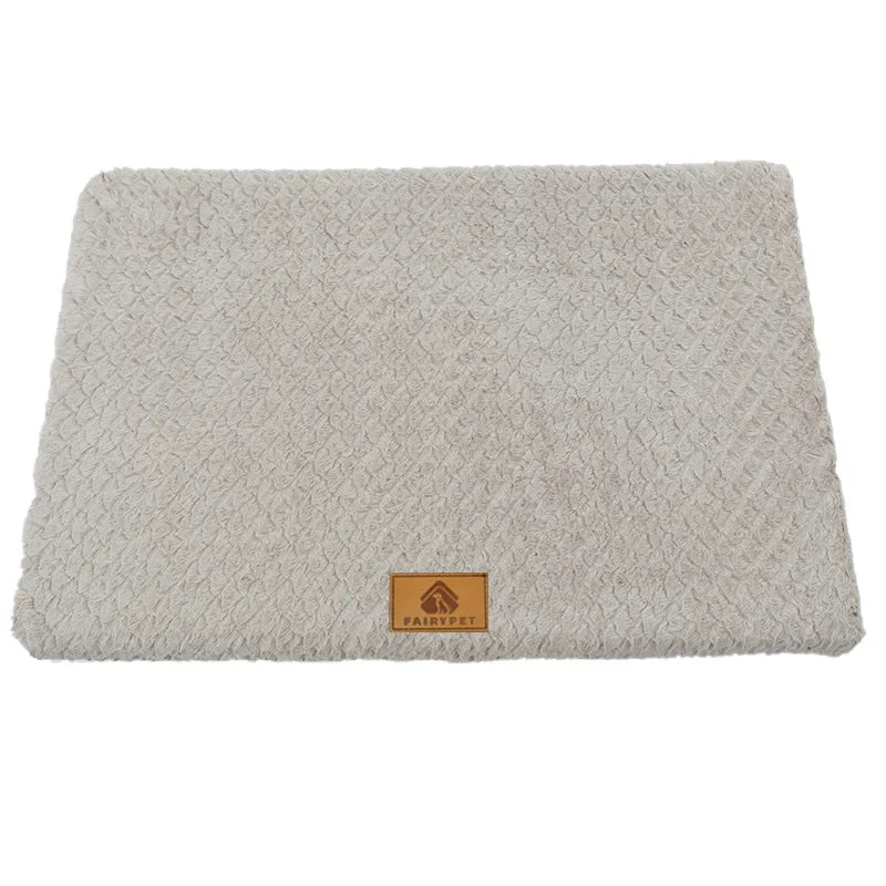 Orthopedic 3D Foam Dog Bed with Faux Fur Cover