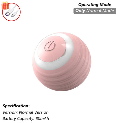 Automatic Cat Toy Ball with Tail Rechargeable